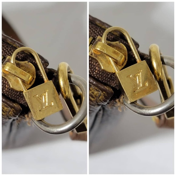 Authentic LOUIS VUITTON Monogram Pochette Accessoires Brown - Picture 9 of 13